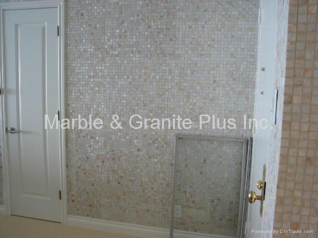 Mesh Mother of Pearl Mosaic Tiles for rooms 2