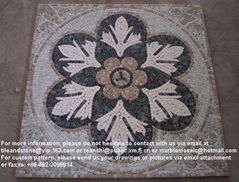 Marble mosaic medallion