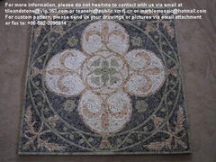 Marble mosaic medallion