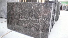 Tequila Brown, Chinese Marron Emperador marble slab