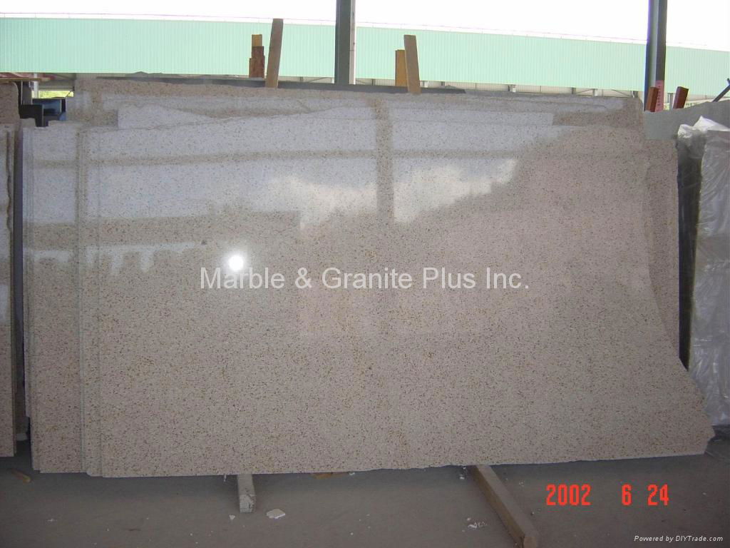 G682 Sunset Gold, Rustic Yellow granite slab 2