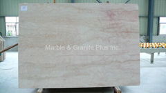 Rose Beige marble slab