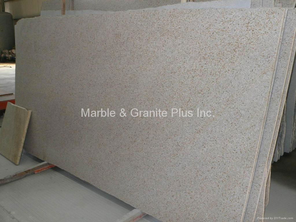 G682 Sunset Gold, Rustic Yellow granite slab 3