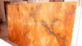 China Rosso Aurora marble slab 2