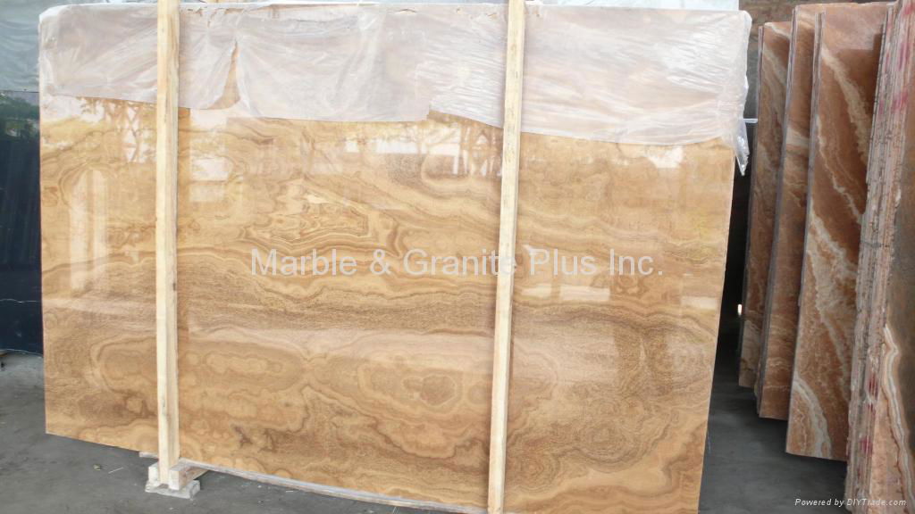 Timber Brown marble slab