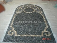 Pebble mosaic pattern