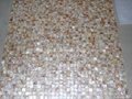 mesh Natural Yellow shade mother of pearl (MOP) shell mosaic tile