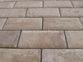 Pillow stone made out of China Beige Travertine