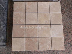 China Beige Travertine Mosaic Tile