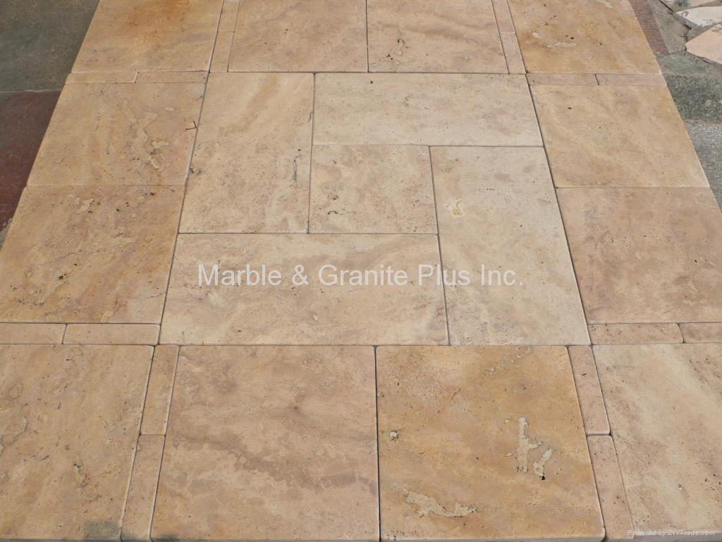 China Beige Travertine Paving Stone 2