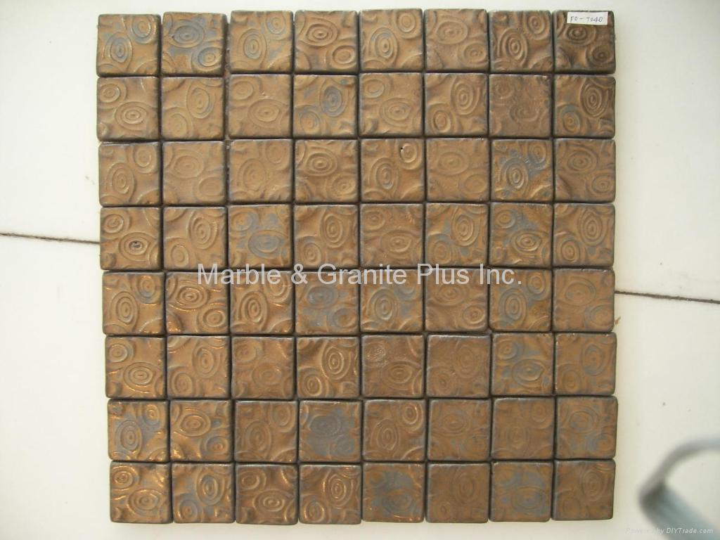 Handcrafted Terra Cotta Mosaic Tile 2