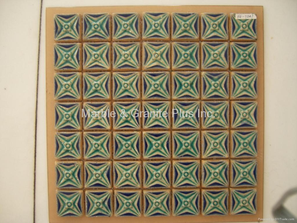 Handcrafted Terra Cotta Mosaic Tile