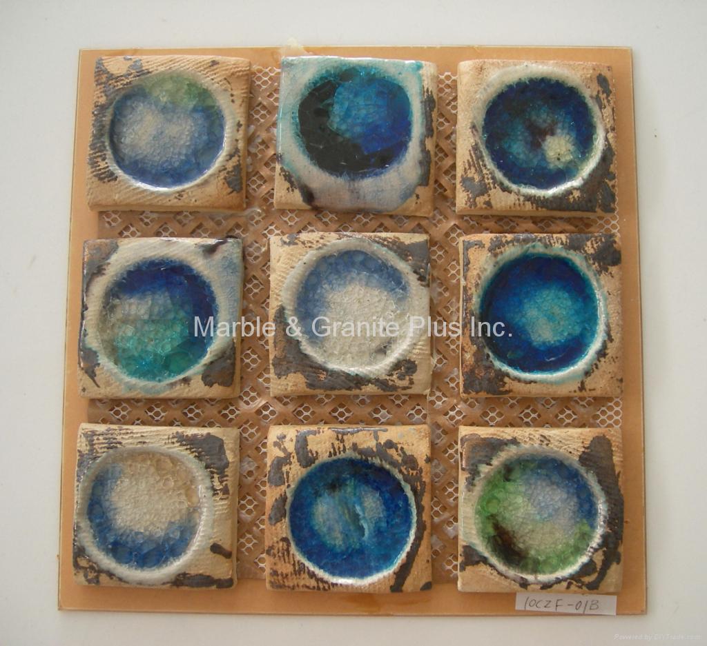 Handcrafted Terra Cotta Mosaic Tile 2