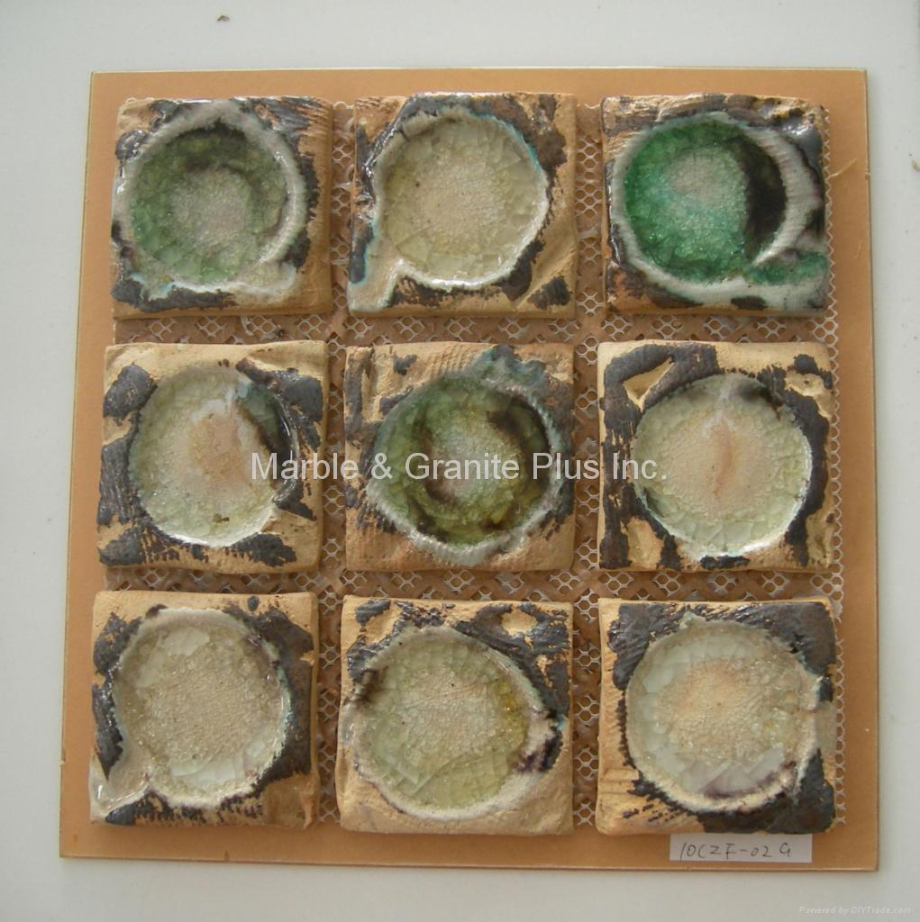 Handcrafted Terra Cotta Mosaic Tile 4