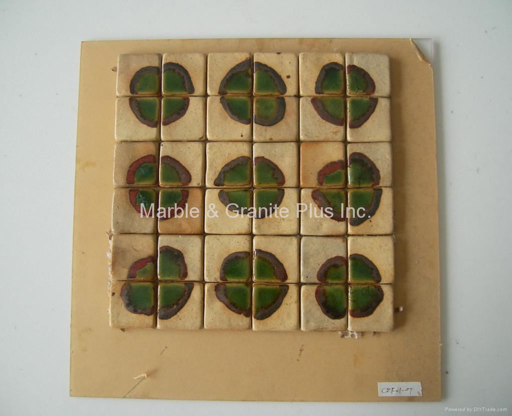 Handcrafted Terra Cotta Mosaic Tile 2