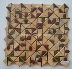 Handcrafted Terra Cotta Mosaic Tile