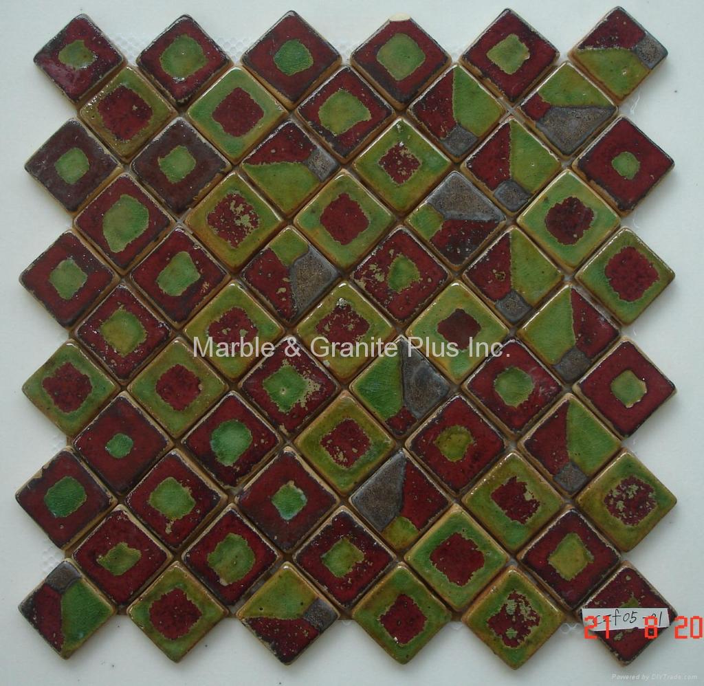 Handcrafted Terra Cotta Mosaic Tile 3