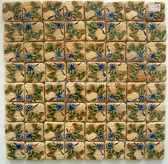 Handcrafted Terra Cotta Mosaic Tile