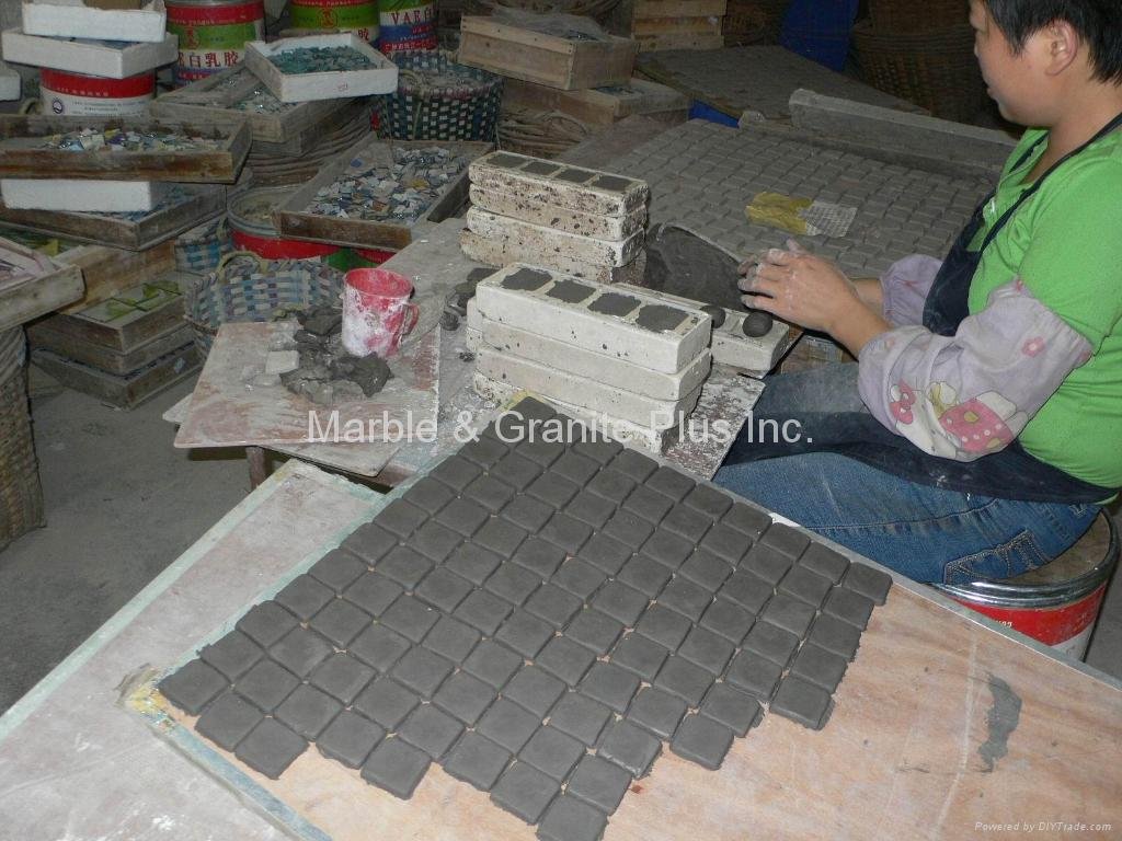 Handcrafted Terra Cotta Mosaic Tile 2