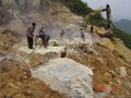 Chinese Giallo Royal (Chinese Giallo Siena, Golden Yellow) marble quarry