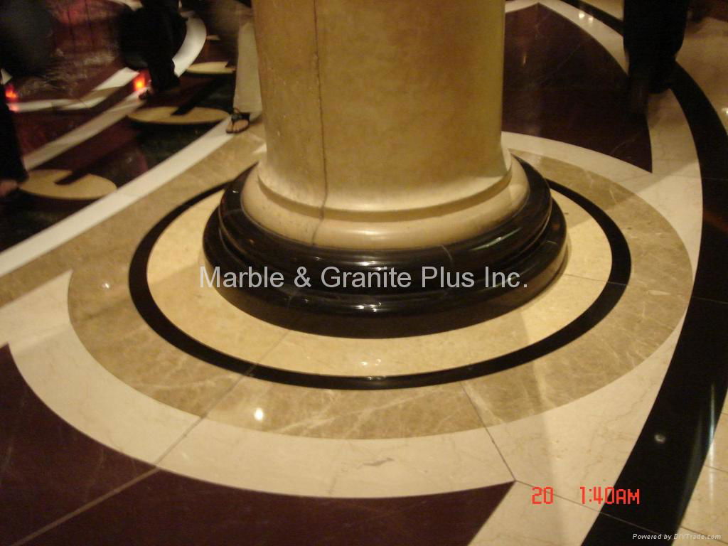 Granite Radial Column Base 5