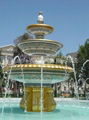 Crystal White fountain border & Cloisonne Fountain