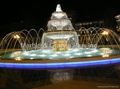 Crystal White fountain border & Cloisonne Fountain