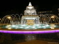 Crystal White fountain border & Cloisonne Fountain