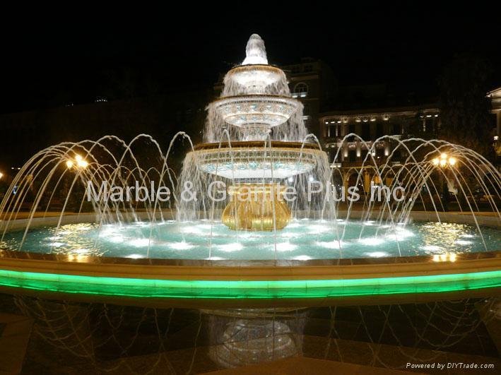 Crystal White fountain border & Cloisonne Fountain 5