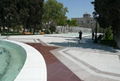 Crystal White fountain border & Cloisonne Fountain