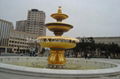 Crystal White fountain border & Cloisonne Fountain