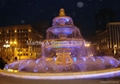 Crystal White fountain border & Cloisonne Fountain