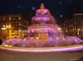 Crystal White fountain border & Cloisonne Fountain