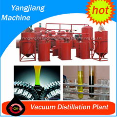 Flash point：220 ℃ Waste Lube Engine Oil Recycling Machine