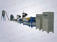 Double-stage dry plastic granulator