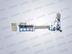 HDPE film tracked transport plastic granulator 