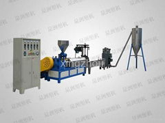 Engineering material single-stage plastic modified granulator