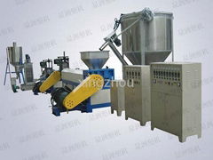 HDPE Water ring pelletizing double-stage plastic granulator