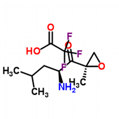 (2S)-2-Amino-4-methyl-1-[(2R)-2-methyloxiranyl]-1-pentanone trifluoroacetate