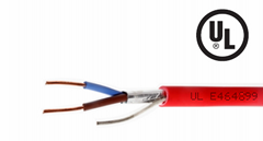 E464899 UL1424 20/2 Fire Alarm Wire Cable FPLR shielded Riser