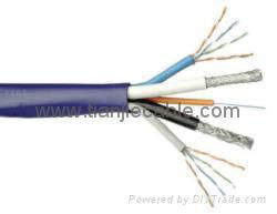 Dual RG6 With Daul CAT5e Plus 1optical cable