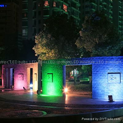 outdoor light  RGB 50W flood led light with remote RF controller Product Images  2