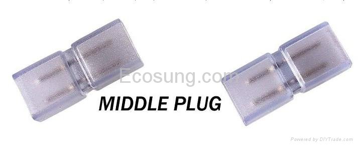 connector middle plug for 110v or 220V led strip
