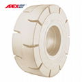 APEX Solid Wheel Loader Non-Marking Tires for (25 Inch) 1