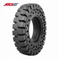 APEX Solid Skid Steer Tires for (12, 15, 16, 18, 20, 24, 25 Inches)