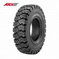 APEX Solid Forklift Tires for (5, 8, 9, 10, 12, 15, 16, 20, 24, 25 Inches) 2