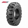 APEX Solid Forklift Tires for (5, 8, 9, 10, 12, 15, 16, 20, 24, 25 Inches) 5