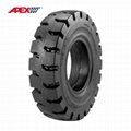 APEX Solid Forklift Tires for (5, 8, 9, 10, 12, 15, 16, 20, 24, 25 Inches)
