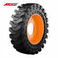 APEX Mold On Tires for Scissor Lift, Sweepers, Floor Cleaner, Shield Trailer