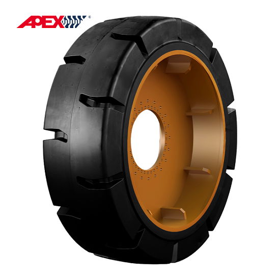 APEX Mold On Tires for Scissor Lift, Sweepers, Floor Cleaner, Shield Trailer 3